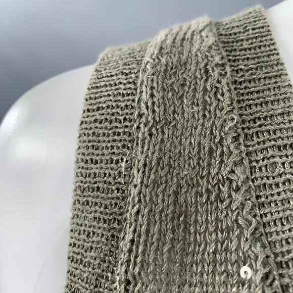 BRUNELLO CUCINELLI Size S Green Sage Linen Blend Knit Sleeveless Casual Top - Picture 5 of 10